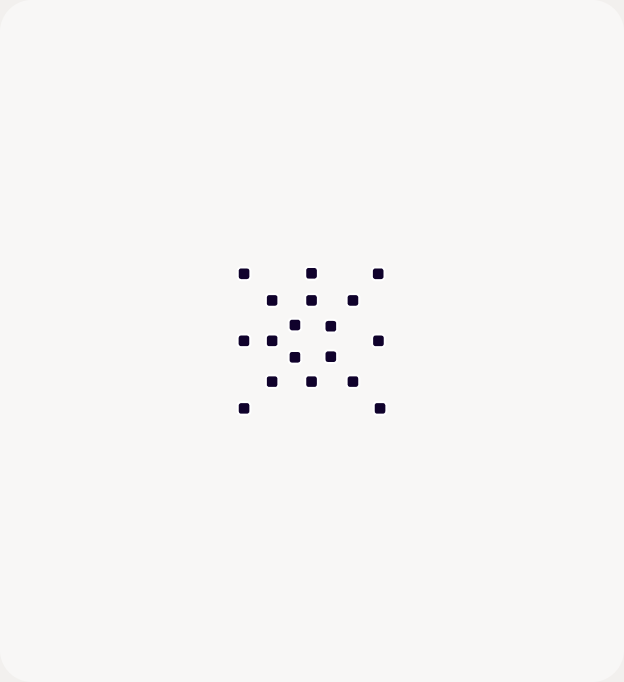 Glyph: a dense diamond of Deep Blue nodes