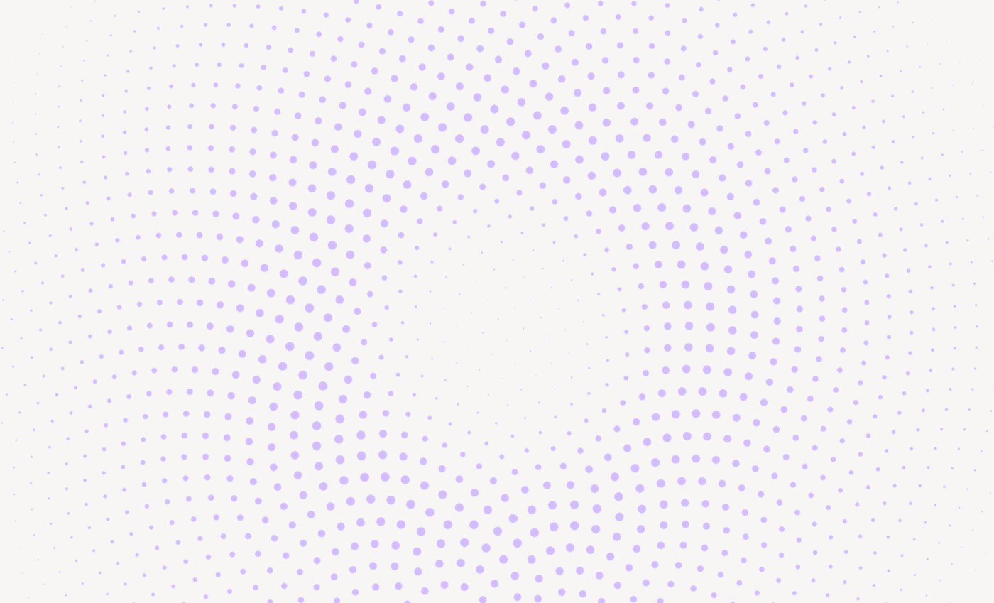 Resolve halftone with Ultra Light Purple dots on Light Tan