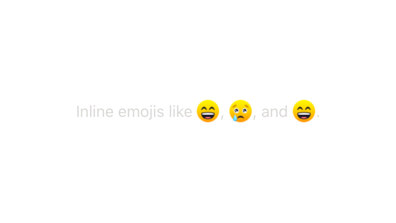 Emoji Text Wrapper