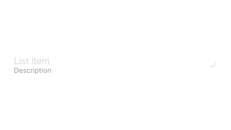 List item