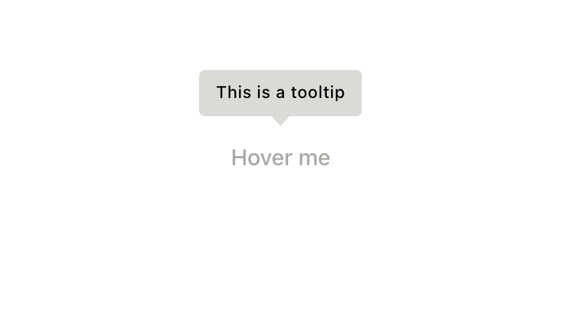Tooltip