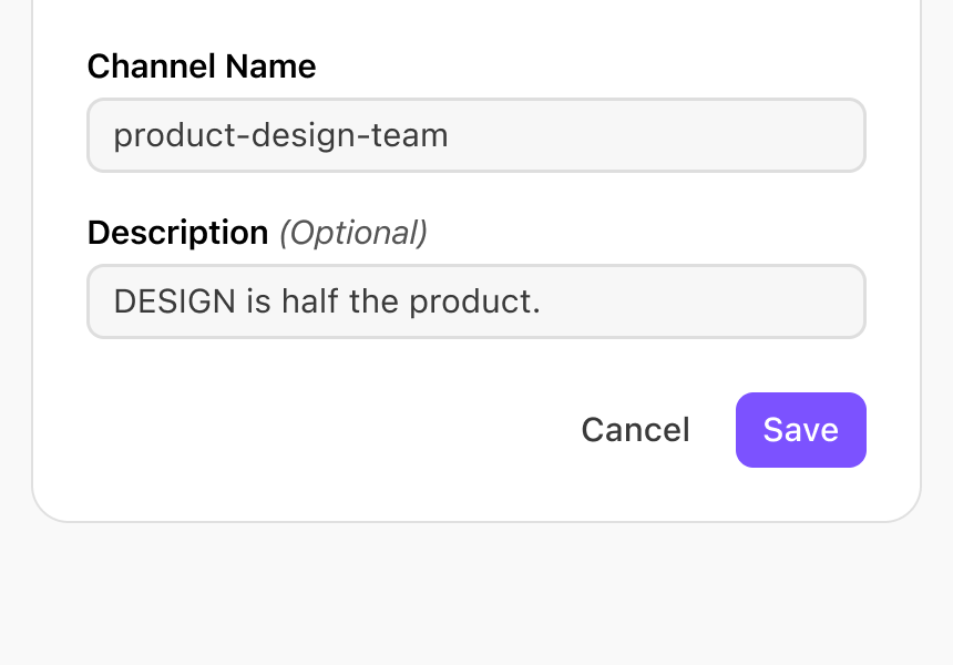 Picture shows Save option at the bottom of the modal