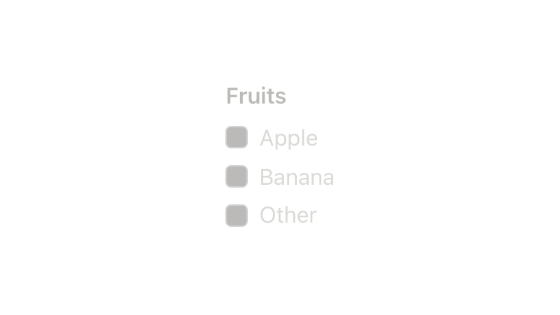 Checkbox Group